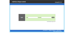 Desktop Screenshot of data.cinquesensi.it