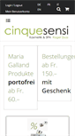 Mobile Screenshot of cinquesensi.ch